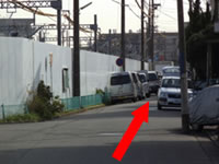  鶴見方面から（産業道路から）